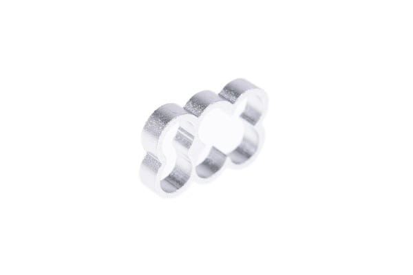 KAB Alphacool Eiskamm Alu X6 - 4mm silver - 4 Stück PHT EOL