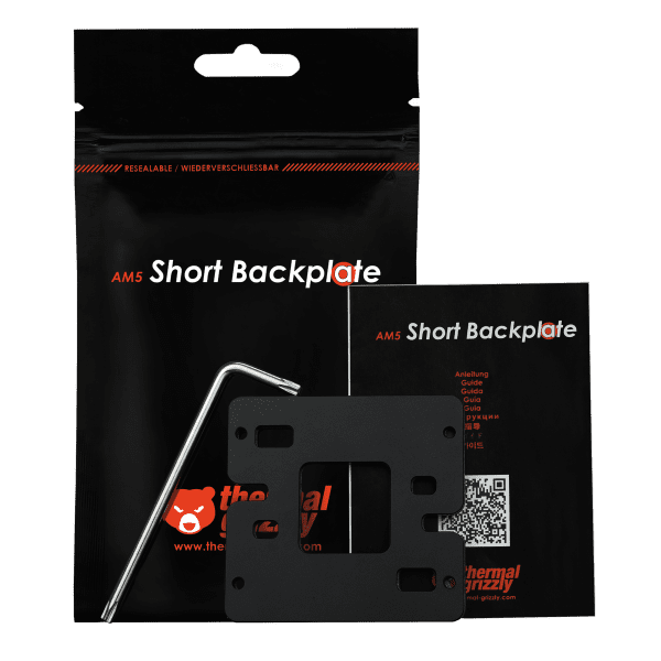 WACZ Thermal Grizzly AM5 Short Backplate, Befestigung/Montage