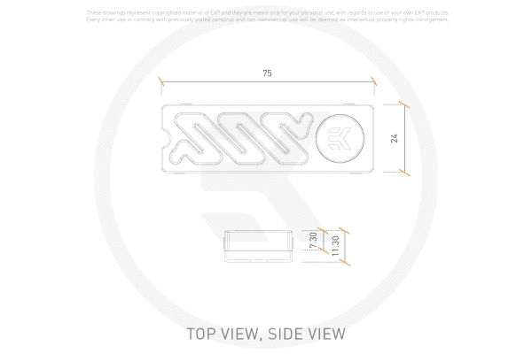 WAH EK Water Blocks EK-Quantum Convection M.2 NVMe- Silver