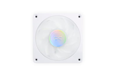 L12 Alphacool Apex Stealth Metall Aurora Lüfter Weiß 2600rpm (120x120x25mm)