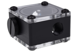 SEN Alphacool Eisfluegel Durchflussanzeiger G1/4 eckig - Acetal