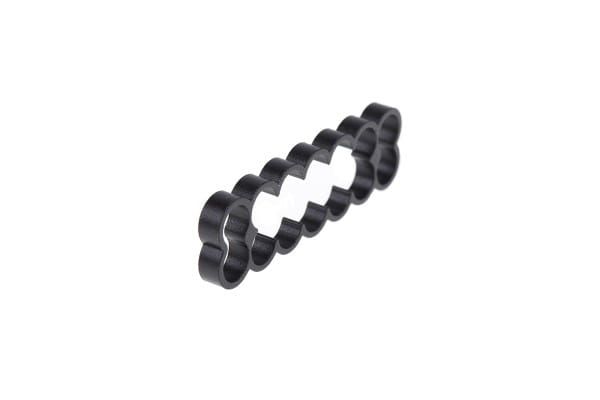 KAB Alphacool Eiskamm Alu X14 - 4mm black - 4 Stück PHT EOL