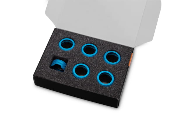 EK Water Blocks EK-Quantum Torque Compression Ring 6-Pack HDC 16 - Blue