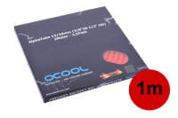 S13 Alphacool Schlauch AlphaTube HF 13/10 (3/8"ID) - UV Rot 1m (3,3ft) Retailbox 100cm