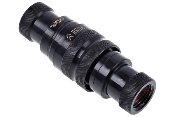 ANK B-Ware Alphacool Eiszapfen Schnellverschlusskupplungsset G1/4 IG - Deep Black