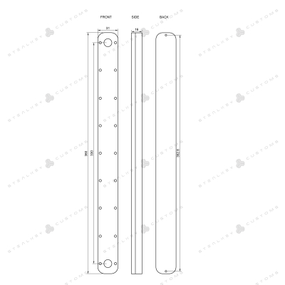 AGB Stealkey CubeTube 360mm - Acryl Würfelrohr