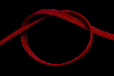 MKA Phobya Flex Sleeve 10mm (3/8") UV-rot 1m EOL