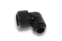 ANS Alphacool Eiszapfen 16mm HardTube Anschraubtülle 90° drehbar G1/4 für Acryl/Messingrohre - 4pcs Set Deep Black