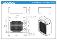 RAD Alphacool NexXxoS XT45 Full Copper 92mm Single Radiator