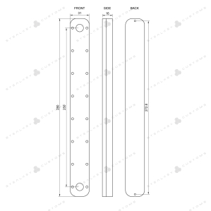 AGB Stealkey CubeTube 280mm - Acryl Würfelrohr