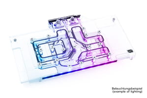 WAK Alphacool Eisblock Aurora Acryl GPX-A RX 6700XT Gaming X mit Backplate PHT EOL