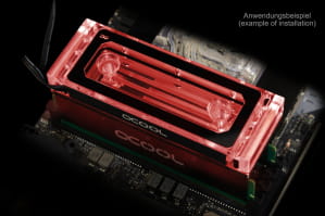 WAR Alphacool Aurora Acryl X4 D-RAM Wasserkühler