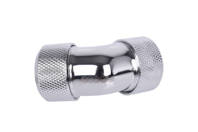 ANS Alphacool Eiszapfen 16mm HardTube Anschraubtülle 45° L-Verbinder - Chrome PHT EOL