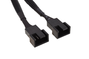 LK Phobya Y-Kabel 4Pin PWM 2x 4Pin PWM - Schwarz 10cm