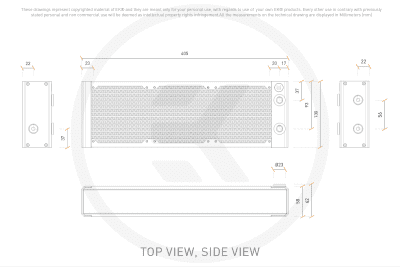 RAD EK Water Blocks EK-Quantum Surface X360M - Black