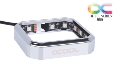 WACZ Alphacool Aurora XPX RGB Frame - Chrome