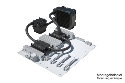 SVK Alphacool ES Pro 3U - 1 x 120 XT / 2x XPX Pro 1U / Reservoir 2U - DDC310 SVK Alphacool ES Pro 3U - 1 x 120 XT / 2x XPX Pro 1U / Reservoir 2U - DDC310