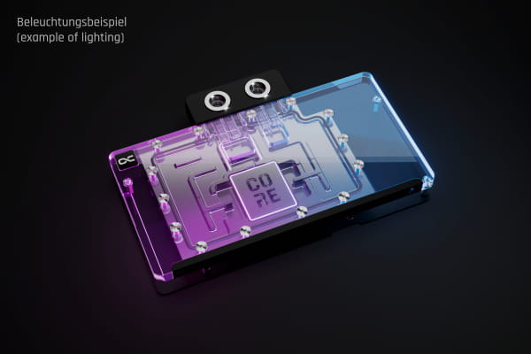 WAK Alphacool Core RX 9070 XT TUF + Prime mit Backplate