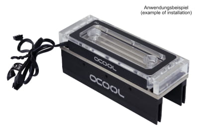 WAR Alphacool Aurora Acryl X4 D-RAM Wasserkühler