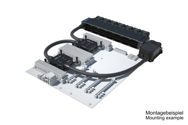 SVK Alphacool ES Pro 1U - 7 x 40 / 2x XPX 1U / Reservoir 1U - DDC310