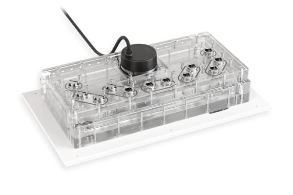 AGB Alphacool Apex Distroplate Dark Base Pro 901 White mit VPP/D5 Apex PWM Pumpe