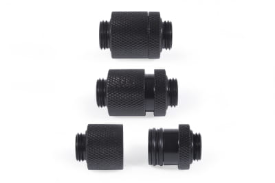 ANF B-Ware Alphacool ES D-Plug 20mm G1/4 AG auf G1/4 AG - Deep Black