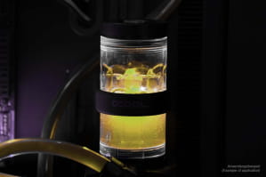 WAZ Alphacool Eiswasser Crystal Yellow UV-aktiv Fertiggemisch 1000ml