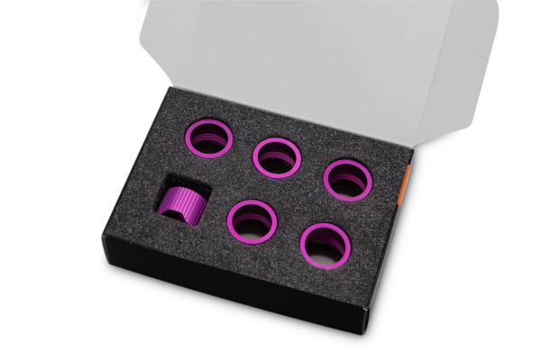 EK Water Blocks EK-Quantum Torque Compression Ring 6-Pack STC 16 - Purple