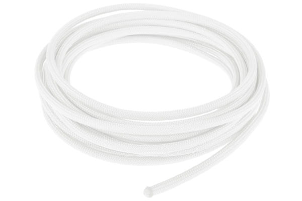 MKA Alphacool AlphaCord Sleeve 4mm - 3,3m (10ft) - White (Paracord 550 Typ 3) 330cm