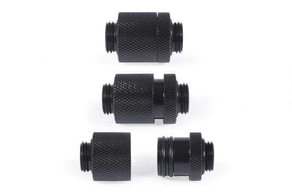 ANF B-Ware Alphacool ES D-Plug 20mm G1/4 AG auf G1/4 AG - Deep Black