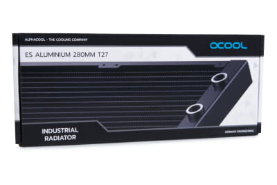 RAD Alphacool ES Aluminium 280 mm T27 - (For Industry only) EOL