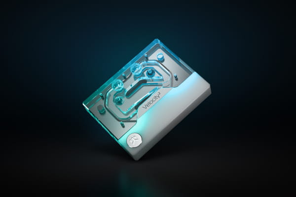 WAC EK Water Blocks EK-Quantum Velocity2 D-RGB - AM5 White