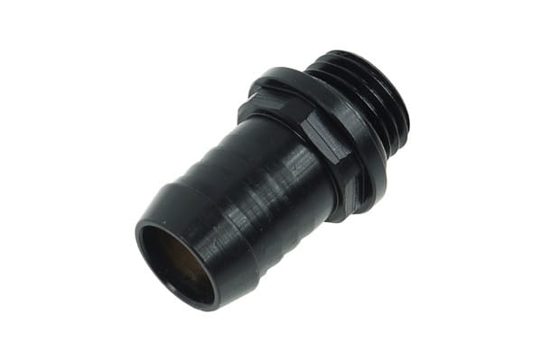 ANT Alphacool HF 13mm (1/2") Schlauchanschluss G1/4 mit O-Ring "FatBoy" - Deep Black