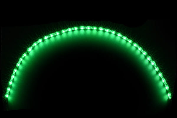 LED Phobya LED-Flexlight LowDensit green (36x SMD LED´s) 60cm EOL