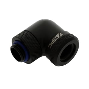 ANS  XSPC G1/4 auf 14mm HardTube Anschraubtülle 90° drehbar V2 - Schwarz-Matt