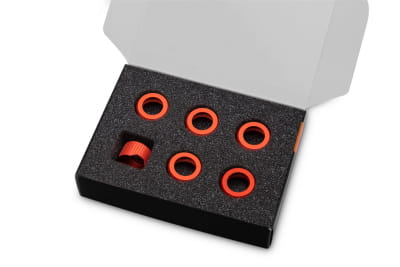 EK Water Blocks EK-Quantum Torque Compression Ring 6-Pack HDC 12 - Red