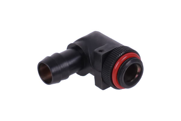 ANT 10mm (3/8") Schlauchanschluss 90° drehbar G1/4 mit O-Ring - black matt
