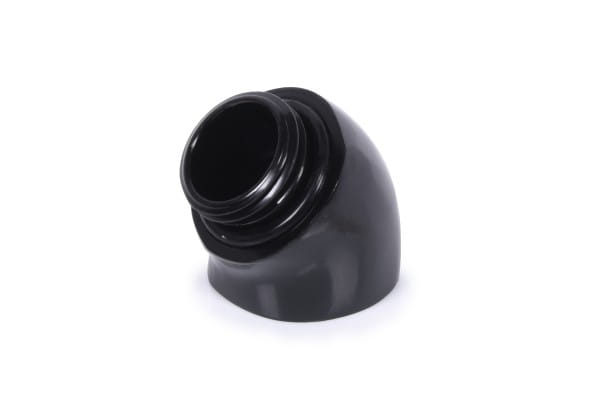 ANF Alphacool Eiszapfen Winkeladapter 45° G1/4 AG auf G1/4 IG - schwarz PHT EOL