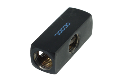 ANF Alphacool HF Anschlussterminal 5-Fach G1/4 IG - Deep Black PHT EOL