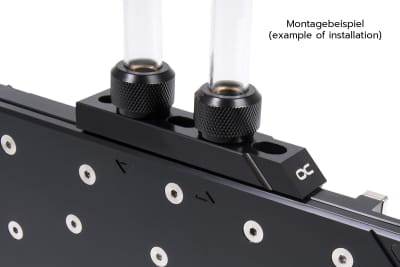 WAGZ Alphacool GPU Terminal flat straight - Acetal