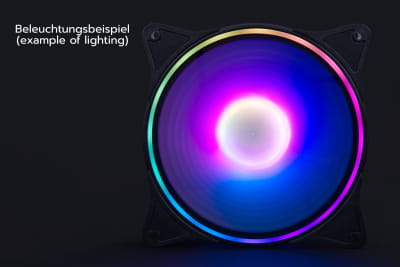 L14 Alphacool Rise Aurora 140mm Lüfter (140x140x25mm)