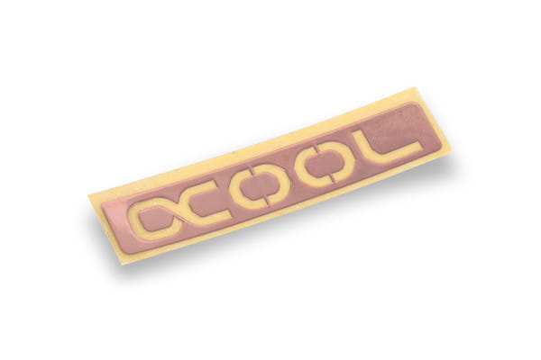 ZSO Alphacool Sticker 45x10mm - Shiny Copper EOL