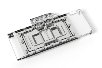WAK B-Ware Alphacool Eisblock Aurora Acryl RX 7900XT Reference mit Backplate PHT EOL