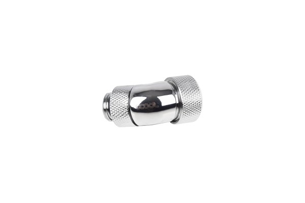 ANS Alphacool Eiszapfen 13mm HardTube Anschraubtülle 45° drehbar G1/4 - Chrome PHT EOL