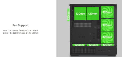 GHE Zalman P40 Prism Plus - Schwarz