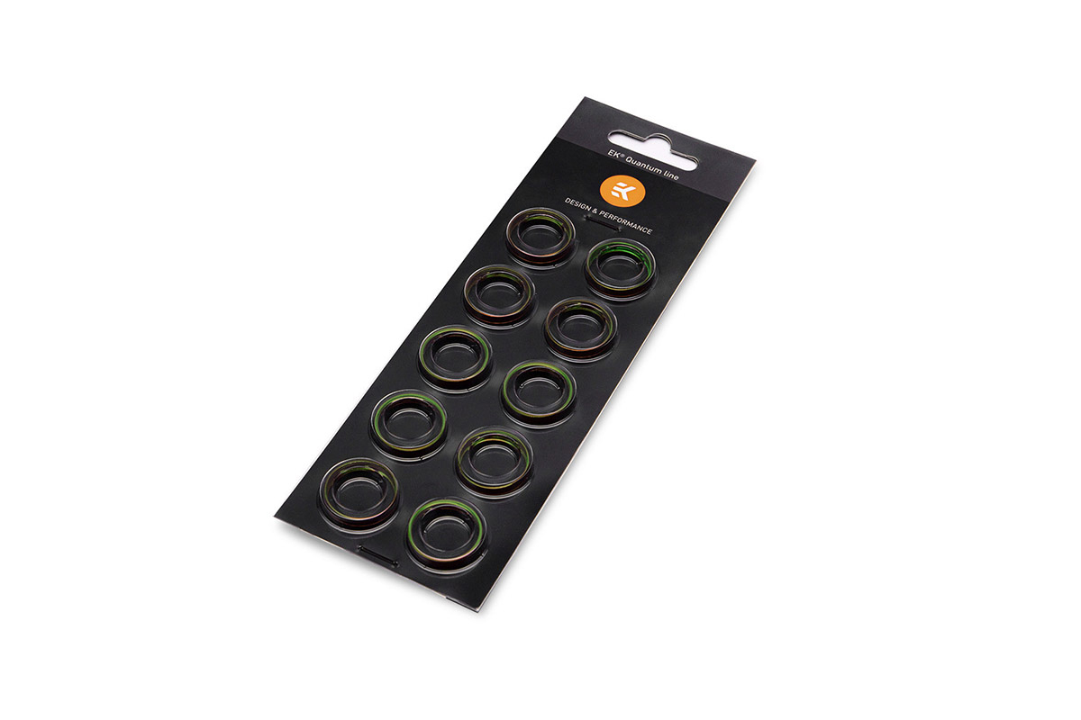 EK Water Blocks EK-Torque STC-16/12 Farbring - 10er Pack, grün