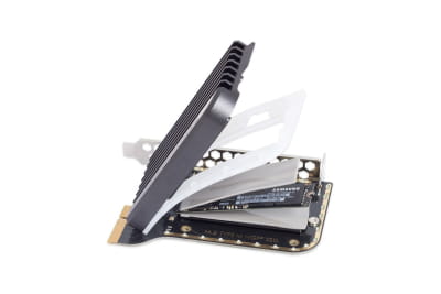 WAH Aquacomputer kryoM.2 evo PCIe 3.0/4.0 x4 Adapter für M.2 NGFF PCIe SSD, M-Key mit Passivkühler