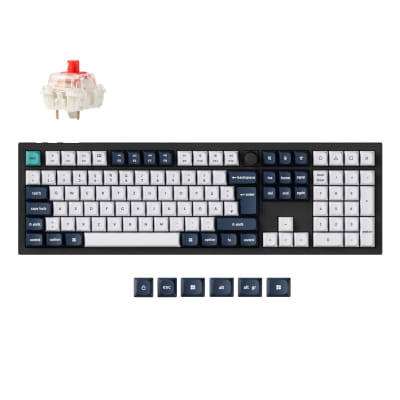 TAT Keychron Q6 Max (DE-Layout, Gateron Jupiter Red, Hot-Swap, Aluminiumrahmen, RGB) TAT Keychron Q6 Max (DE-Layout, Gateron Jupiter Red, Hot-Swap, Aluminiumrahmen, RGB)