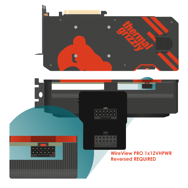 ZK Thermal Grizzly WireView GPU Pro, Reverse ("R")
