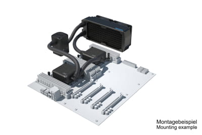 SVK Alphacool ES 3U - 2x 92 / 2x Eisbaer LT / Eisstation 80 DC-LT 3600rpm SVK Alphacool ES 3U - 2x 92 / 2x Eisbaer LT / Eisstation 80 DC-LT 3600rpm